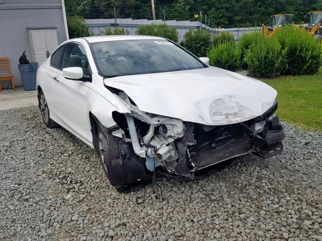 1HGCT1B32EA002255 - 2014 HONDA ACCORD LX- WHITE photo 1