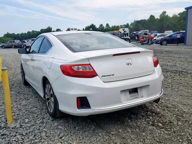 1HGCT1B32EA002255 - 2014 HONDA ACCORD LX- WHITE photo 3