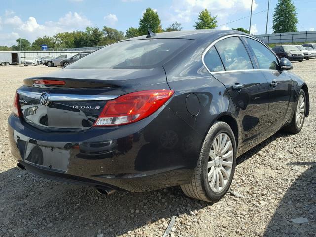 2G4GT5GV3C9203765 - 2012 BUICK REGAL PREM BLACK photo 4