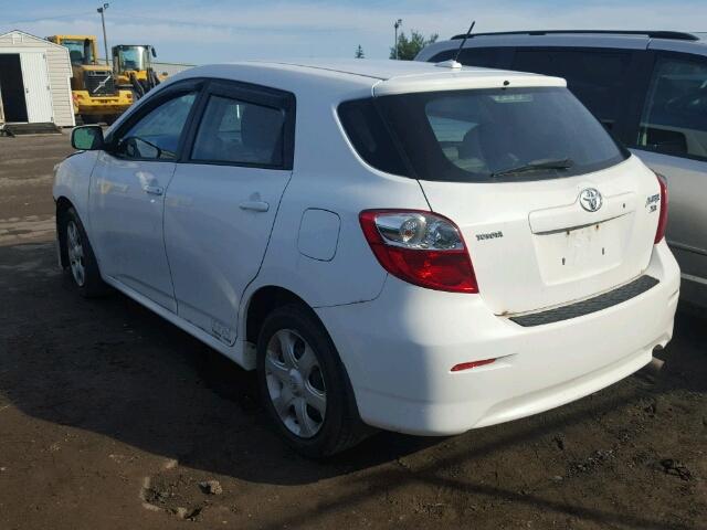 2T1KE40E99C011269 - 2009 TOYOTA COROLLA MA WHITE photo 3