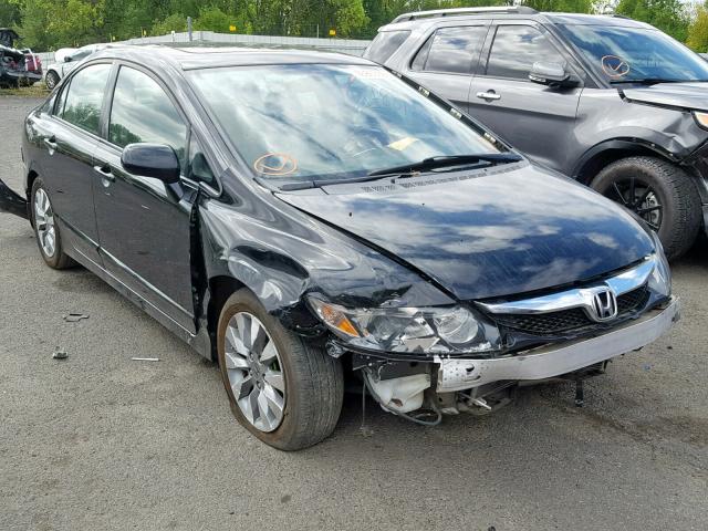 19XFA16969E025878 - 2009 HONDA CIVIC EXL 黑色 照片 1