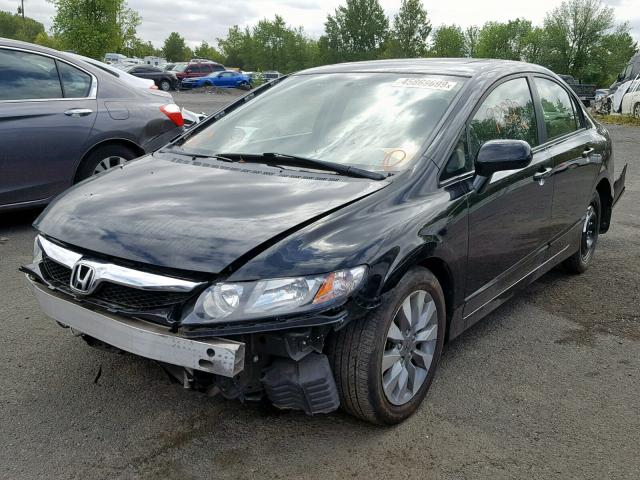 19XFA16969E025878 - 2009 HONDA CIVIC EXL 黑色 照片 2