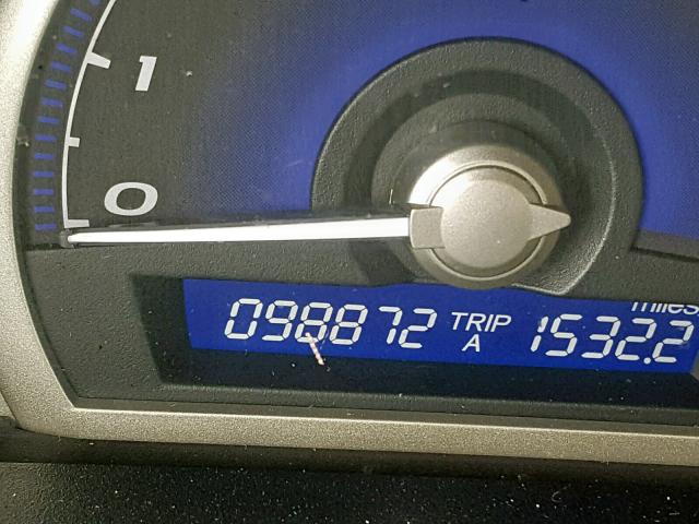 19XFA16969E025878 - 2009 HONDA CIVIC EXL 黑色 照片 8