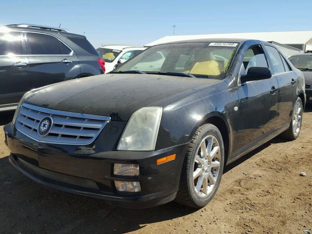 1G6DC67A750202192 - 2005 CADILLAC STS BLACK photo 2