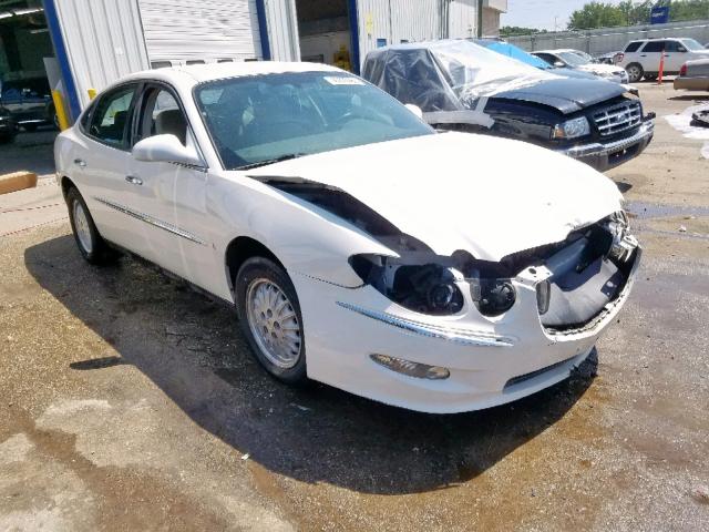 2G4WC582081158564 - 2008 BUICK LACROSSE C WHITE photo 1