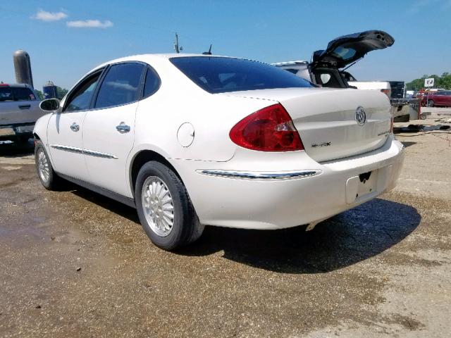 2G4WC582081158564 - 2008 BUICK LACROSSE C WHITE photo 3