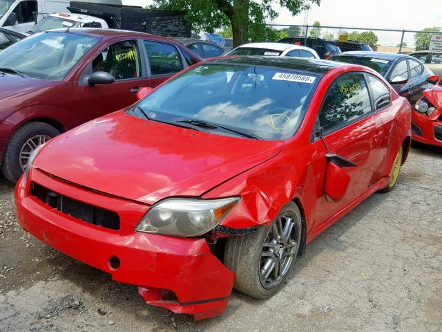 JTKDE177950060600 - 2005 TOYOTA SCION TC წითელი ფოტო 2