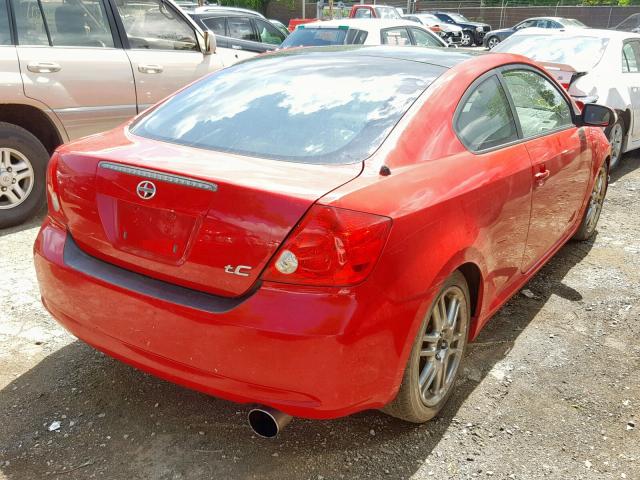 JTKDE177950060600 - 2005 TOYOTA SCION TC წითელი ფოტო 4