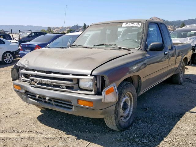 JT4VN93D3K5003491 - 1989 TOYOTA PICKUP 1/2 GRAY photo 2