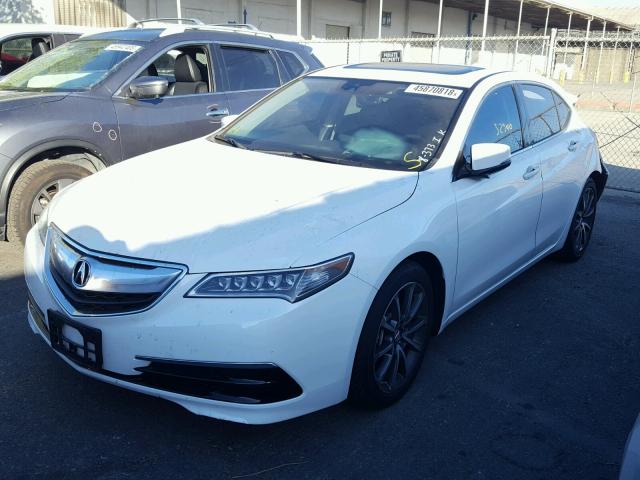 19UUB2F55HA005213 - 2017 ACURA TLX TECH WHITE photo 2