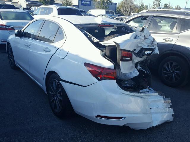 19UUB2F55HA005213 - 2017 ACURA TLX TECH WHITE photo 3