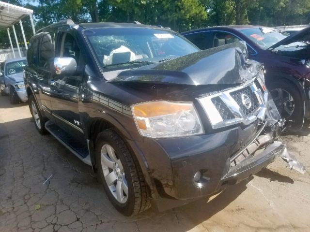 5N1BA08D48N604853 - 2008 NISSAN ARMADA SE BLACK photo 1