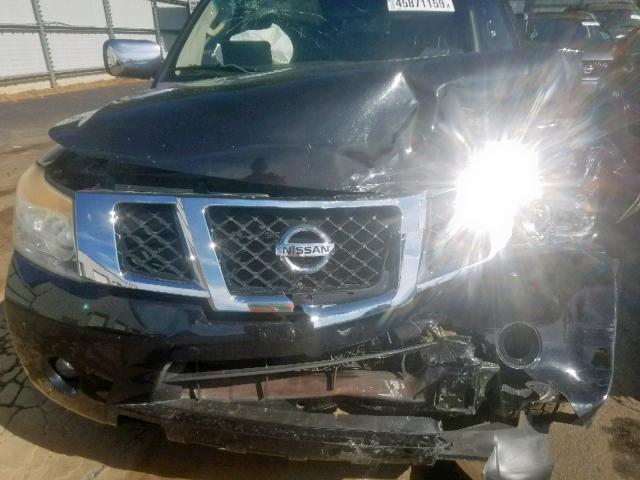 5N1BA08D48N604853 - 2008 NISSAN ARMADA SE BLACK photo 7