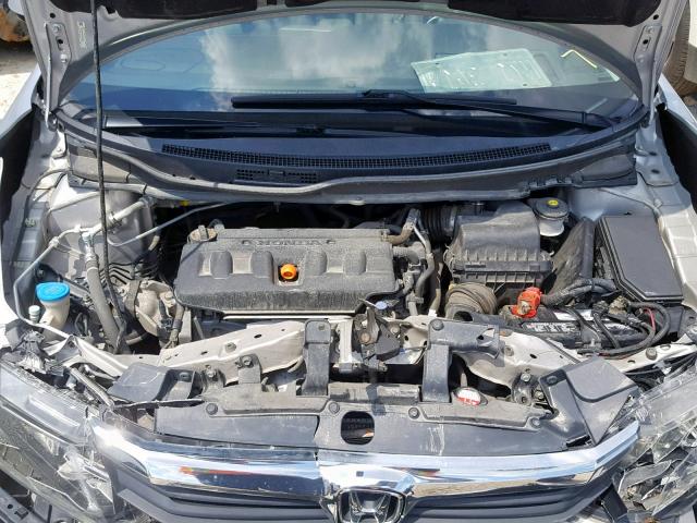 19XFB2F97CE010252 - 2012 HONDA CIVIC EXL 银色 照片 7