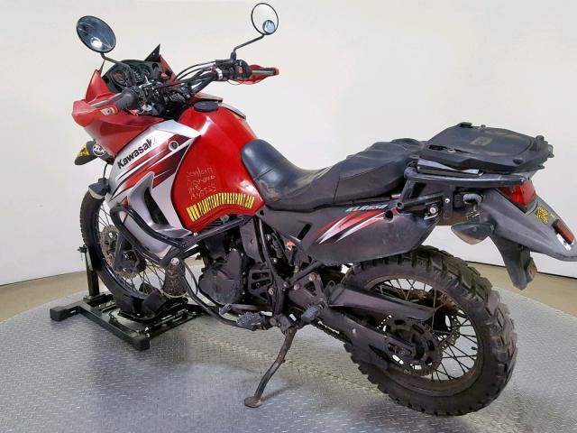 JKAKLEE13CDA45555 - 2012 KAWASAKI KL650 E RED photo 6