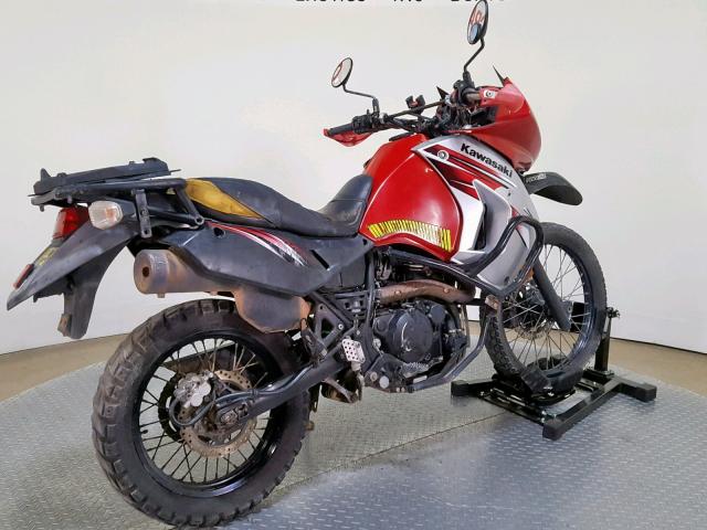 JKAKLEE13CDA45555 - 2012 KAWASAKI KL650 E RED photo 8