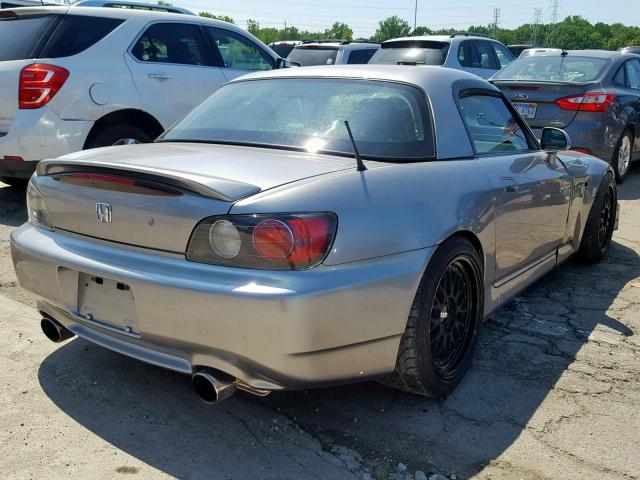 JHMAP11463T002005 - 2003 HONDA S2000 GRAY photo 4