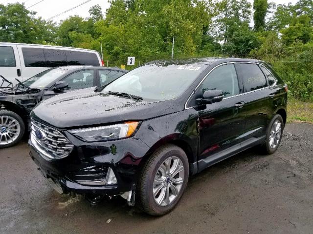 2FMPK4K95KBB48573 - 2019 FORD EDGE TITAN BLACK photo 2