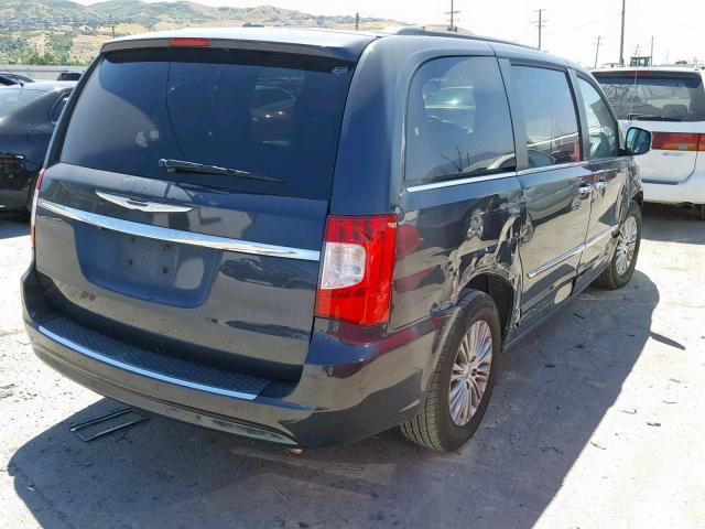 2C4RC1CG2DR660131 - 2013 CHRYSLER TOWN & COU BLUE photo 4