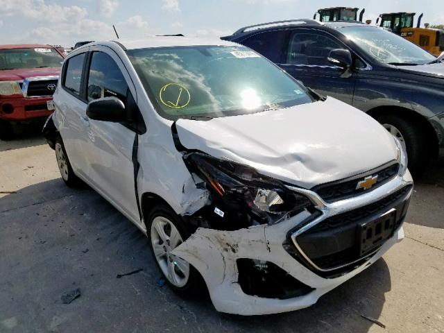 KL8CB6SA7KC705534 - 2019 CHEVROLET SPARK LS WHITE photo 1