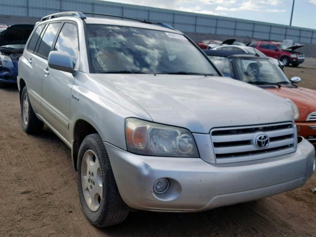 JTEDP21A540011870 - 2004 TOYOTA HIGHLANDER SILVER photo 1