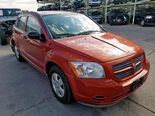 1B3HB28B08D585859 - 2008 DODGE CALIBER ORANGE photo 1