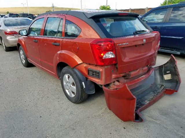 1B3HB28B08D585859 - 2008 DODGE CALIBER ORANGE photo 3