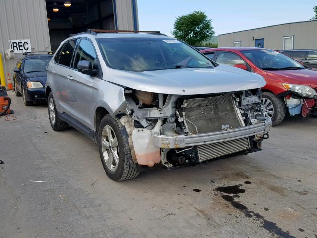 2FMTK4G97FBC02680 - 2015 FORD EDGE SE SILVER photo 1