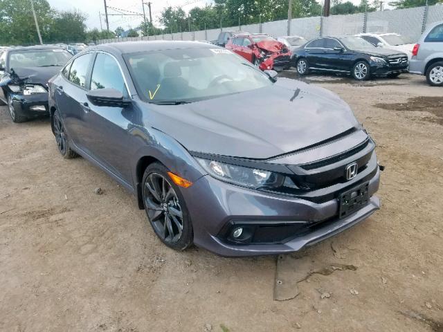 2HGFC2F85KH515828 - 2019 HONDA CIVIC SPOR GRAY photo 1