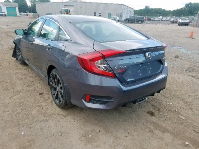 2HGFC2F85KH515828 - 2019 HONDA CIVIC SPOR GRAY photo 3