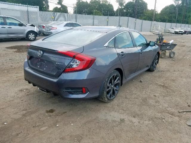 2HGFC2F85KH515828 - 2019 HONDA CIVIC SPOR GRAY photo 4