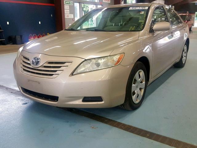 4T1BE46K77U706634 - 2007 TOYOTA CAMRY NEW GOLD photo 2