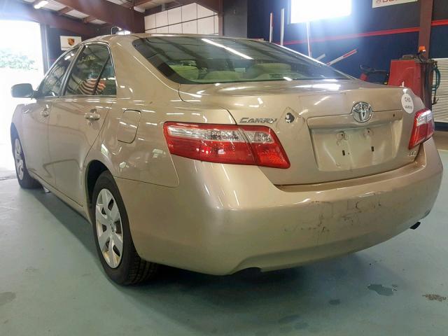 4T1BE46K77U706634 - 2007 TOYOTA CAMRY NEW GOLD photo 3
