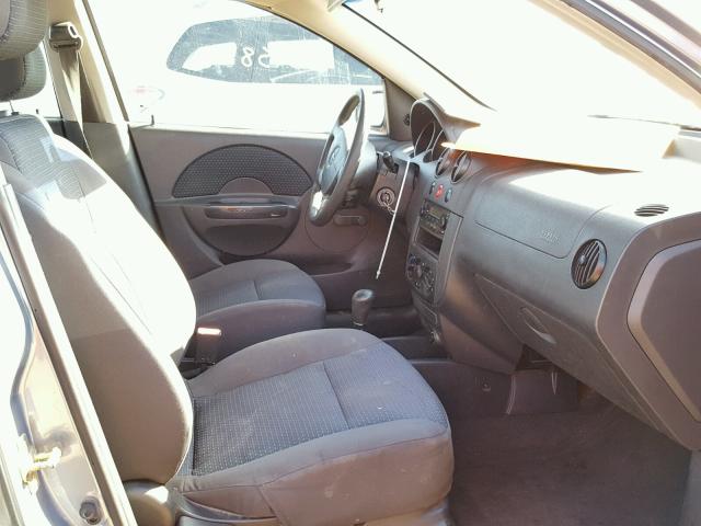 KL1TD566X6B560512 - 2006 CHEVROLET AVEO BASE Көк фото 5