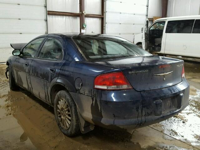 1C3EL56R16N162901 - 2006 CHRYSLER SEBRING TO BLUE photo 3