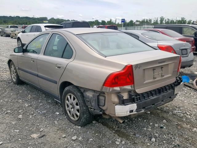 YV1RS61R112089577 - 2001 VOLVO S60 BEIGE photo 3