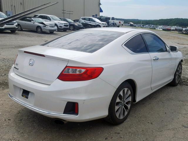 1HGCT1B76DA003491 - 2013 HONDA ACCORD EX WHITE photo 4