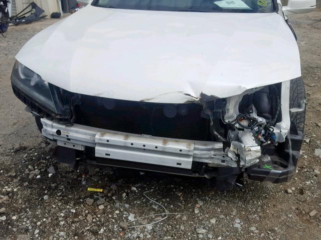 1HGCT1B76DA003491 - 2013 HONDA ACCORD EX WHITE photo 9