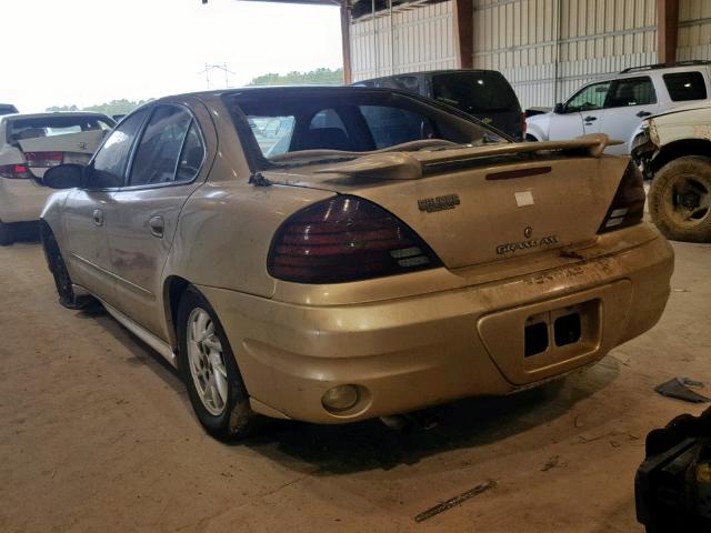 1G2NE52F94M582981 - 2004 PONTIAC GRAND AM S GOLD photo 3