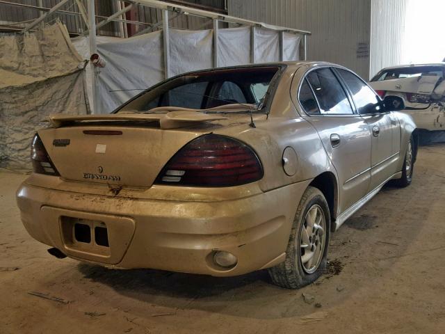 1G2NE52F94M582981 - 2004 PONTIAC GRAND AM S GOLD photo 4