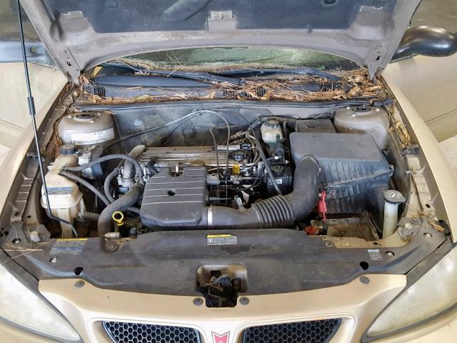 1G2NE52F94M582981 - 2004 PONTIAC GRAND AM S GOLD photo 7