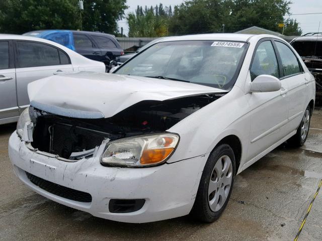 KNAFE121475426520 - 2007 KIA SPECTRA EX WHITE photo 2