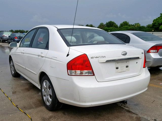 KNAFE121475426520 - 2007 KIA SPECTRA EX WHITE photo 3