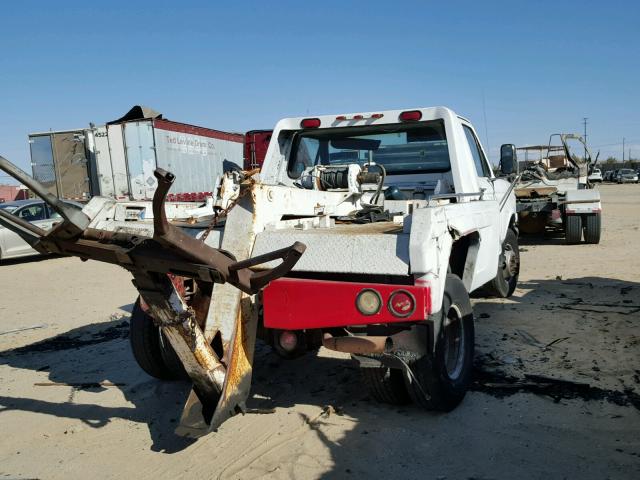 2FDKF37MXMCA31817 - 1991 FORD F350 WHITE photo 4