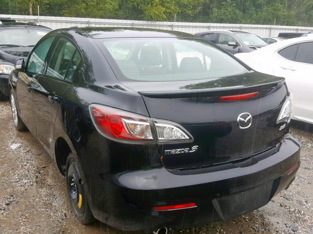 JM1BL1S69A1100195 - 2010 MAZDA 3 S BLACK photo 3