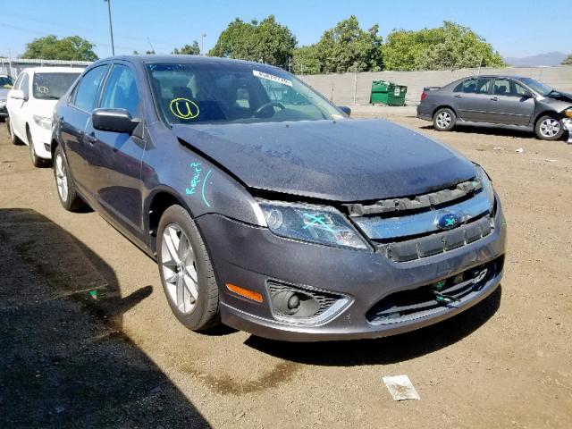 3FAHP0JG0AR217128 - 2010 FORD FUSION SEL GRAY photo 1