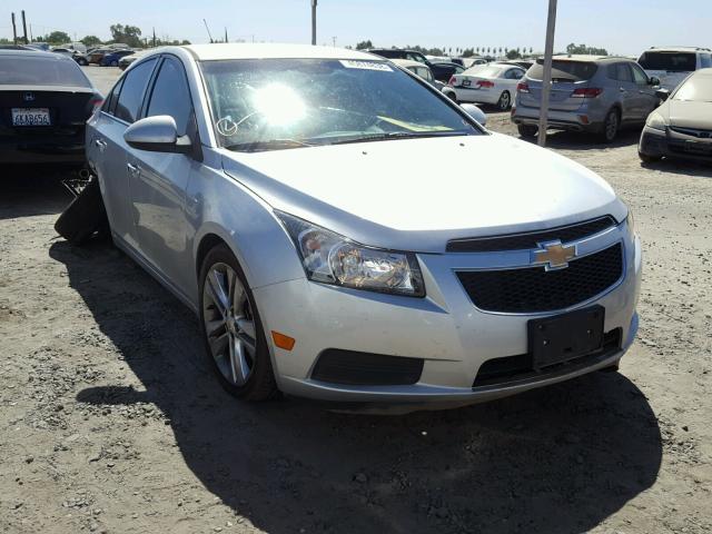 1G1PH5S93B7218405 - 2011 CHEVROLET CRUZE LTZ SILVER photo 1