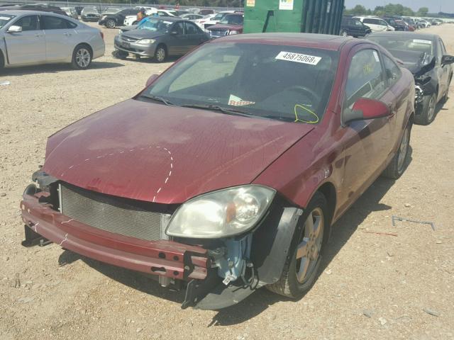 1G2AS18H397209952 - 2009 PONTIAC G5 MAROON photo 2