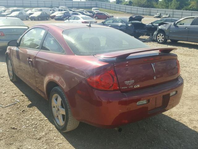 1G2AS18H397209952 - 2009 PONTIAC G5 MAROON photo 3