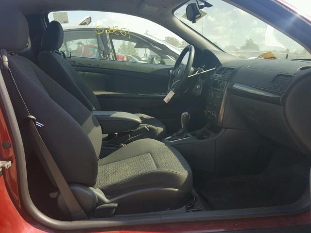 1G2AS18H397209952 - 2009 PONTIAC G5 MAROON photo 5